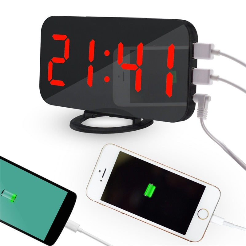 Timo Products™ LED Mirror Clock