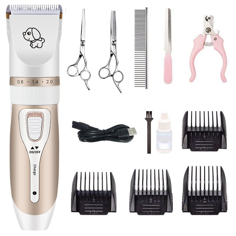 Timo Products™ Noise- Free Design Pet Hair Clipper