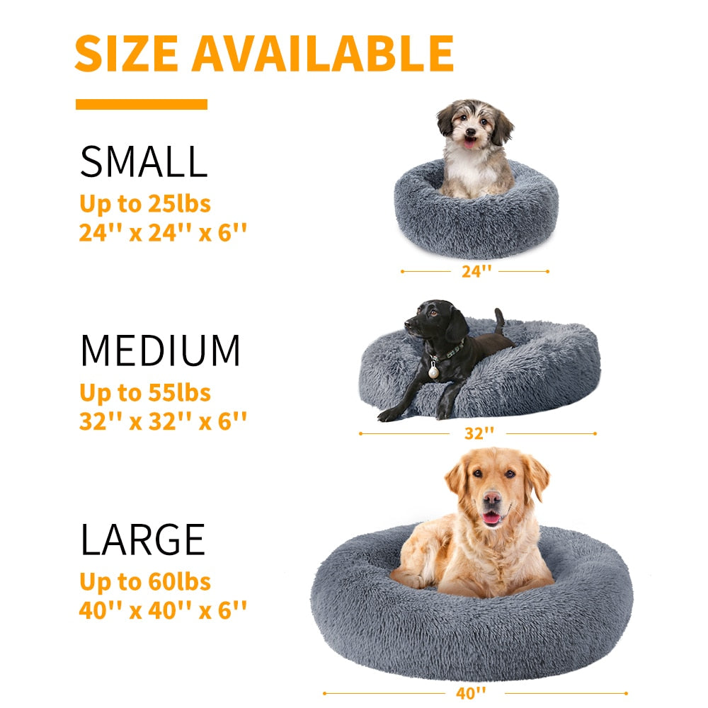 Timo Products™ Fluffy Dog and Cat Bed