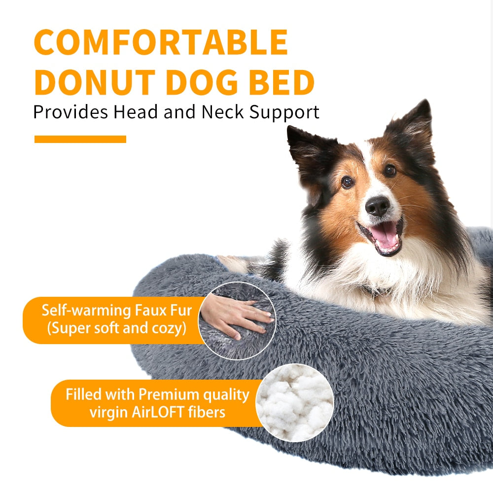 Timo Products™ Fluffy Dog and Cat Bed